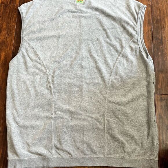 Grey Comfy and Cozy Akademiks Festival Wear Sleeveless Sweater - Picture 6 of 6